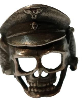 ANELLO TEDESCO IN ARGENTO WAFFEN SS TERZO REICH