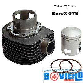 Kit Cilindro BoreX 578 in Ghisa e Pistone Vespa