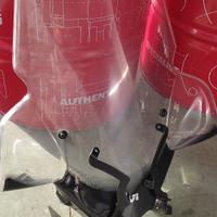 Parabrezza alto + bauletto+ supporto per x max 250