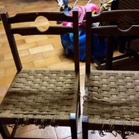 Sedia legno anni 60/70