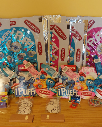 Sorprese puffi puffo Uova Pasqua