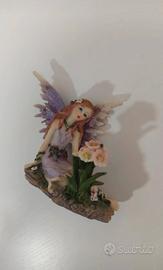 Statuina Fata dei Fiori in resina