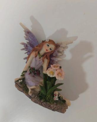 Statuina Fata dei Fiori in resina