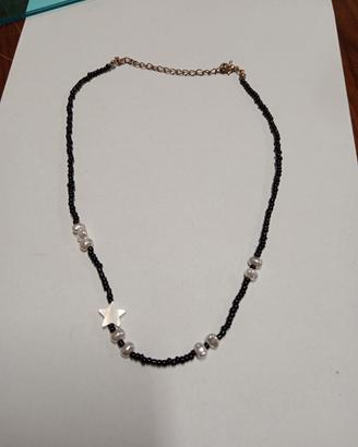Collana con perline e stella