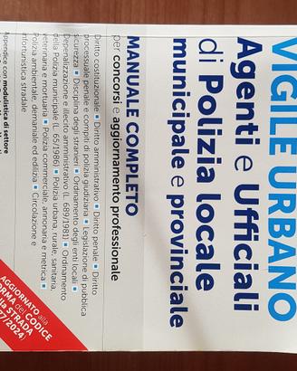Manuale concorso VIGILE URBANO
