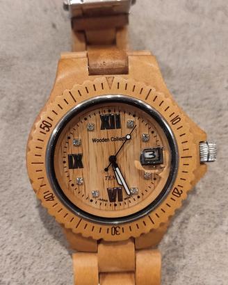 Orologio legno mod. submariner