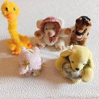 Set 5 Peluche Vintage – Papera Musicale
