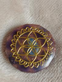 Orgonite Artigianale Fiore della vita 