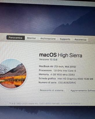 MacBook Air (13-inch, Mid 2012)