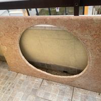 Lavello da incasso su Marmo Rosa