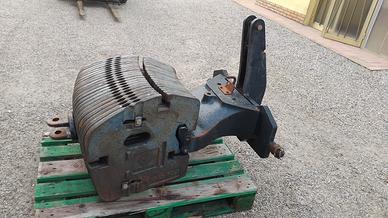 Blocco zavorre new holland da 45 kg e supporto