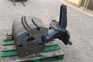Blocco zavorre new holland da 45 kg e supporto