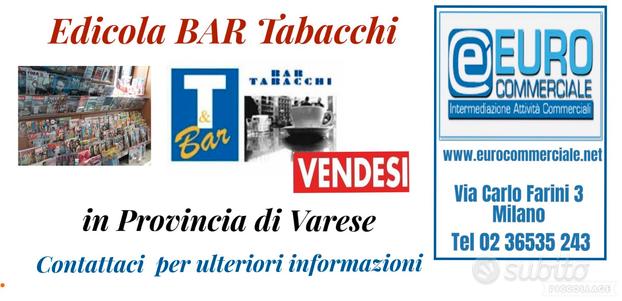 397/24 BAR TABACCHI EDICOLA in Prov. di Varese