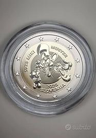 2 Euro Proof slovenia 2025 Miki Muster in capsula