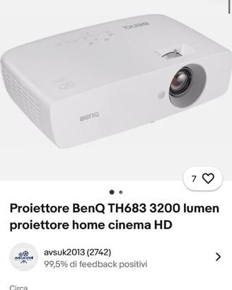 Videoproiettore BENQ TH683