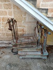 bilance antiche da restaurare 