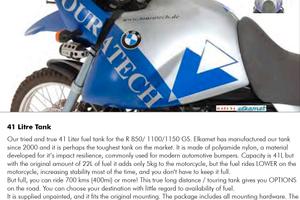Serbatoio 41 litri Touratech BMW GS 850 1100 1150
