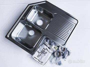 Lavello Angolare Inox CM Mod. Zenith