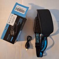 Torcia frontale, LED ricaricabile.