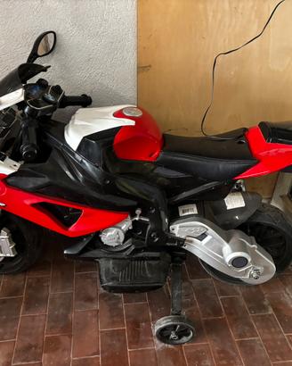 Moto elettrica per bambino Bmw RR