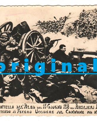 Cartolina/foto italiana battaglia di Montello 1918
