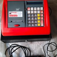 Registratore cassa + cassetto con chiave 
