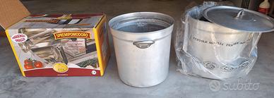 Spremipomodoro elettrico tre spade e 2 pentole