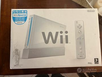 Nintendo Wii con volante e Wii sports