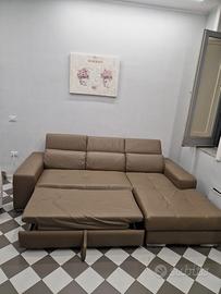 divano letto con penisola 