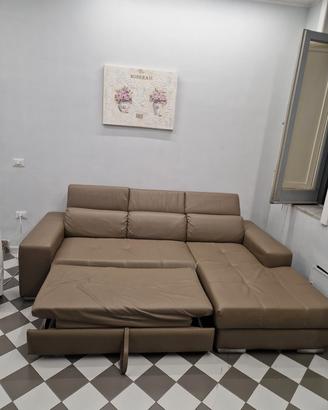 divano letto con penisola 