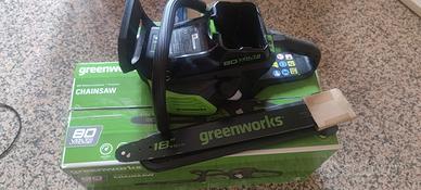 Motosega greenworks 80v