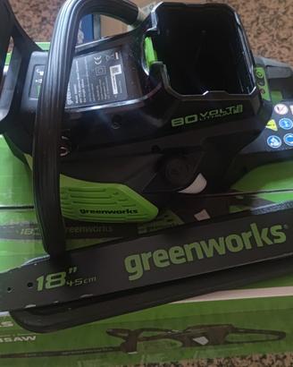 Motosega greenworks 80v