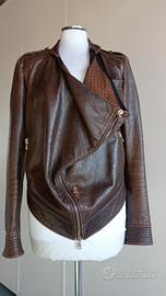 Giacca biker in pelle di Francesco Scognamiglio 