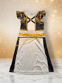 Nuovo vestito Rumi Huntrix Golden tg. 120 cm(5/7an
