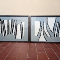 Lotto 2 quadri serigrafie Giuseppe Colonna