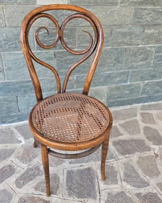SediaSedia Thonet N°20 originale in legno curvato 