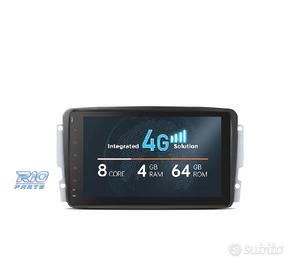 RADIO GPS ANDROID 13 PER MERCEDES CLASSE A C CLK G