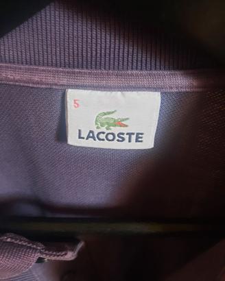 Polo Lacoste manica lunga taglia 5