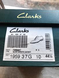 Scarpe Clarks pelle nera n. 44,5