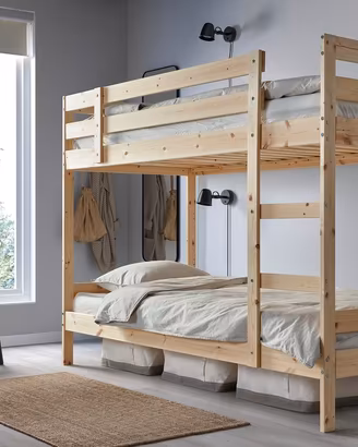 letto  a castello MYDAL ikea 200 x 90  in legno