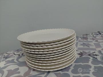 piattini da dolce La porcellana bianca