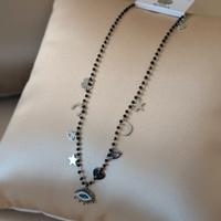 Collana occhio portafortuna con perline 