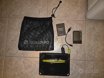 pannello solare Goalzero per ricarica dispositivi 
