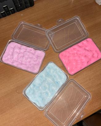 Fluffy slime Aestetich fatto a mano pastel colors