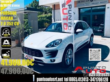 PORSCHE Macan 2.0T BIANCA 252 CV-PELLE