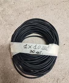 Cavo elettrico 1x10mm² nero