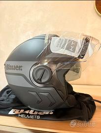 Casco blauer ht taglia m grigio opaco nuovo