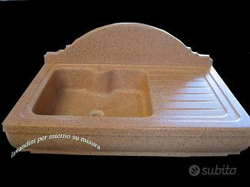 Lavelli top lavabi in graniglia di marmo