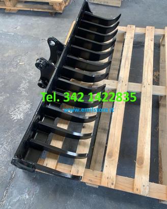 Benna rastrello per miniescavatori