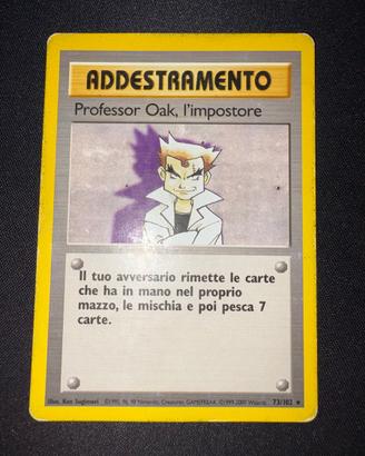 Professor Oak l'Impostore Set Base 73/102